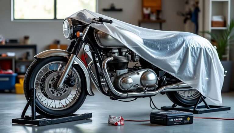 découvrez des techniques rares et efficaces pour préserver votre moto pendant l'hiver et assurer sa protection tout au long de la saison froide.