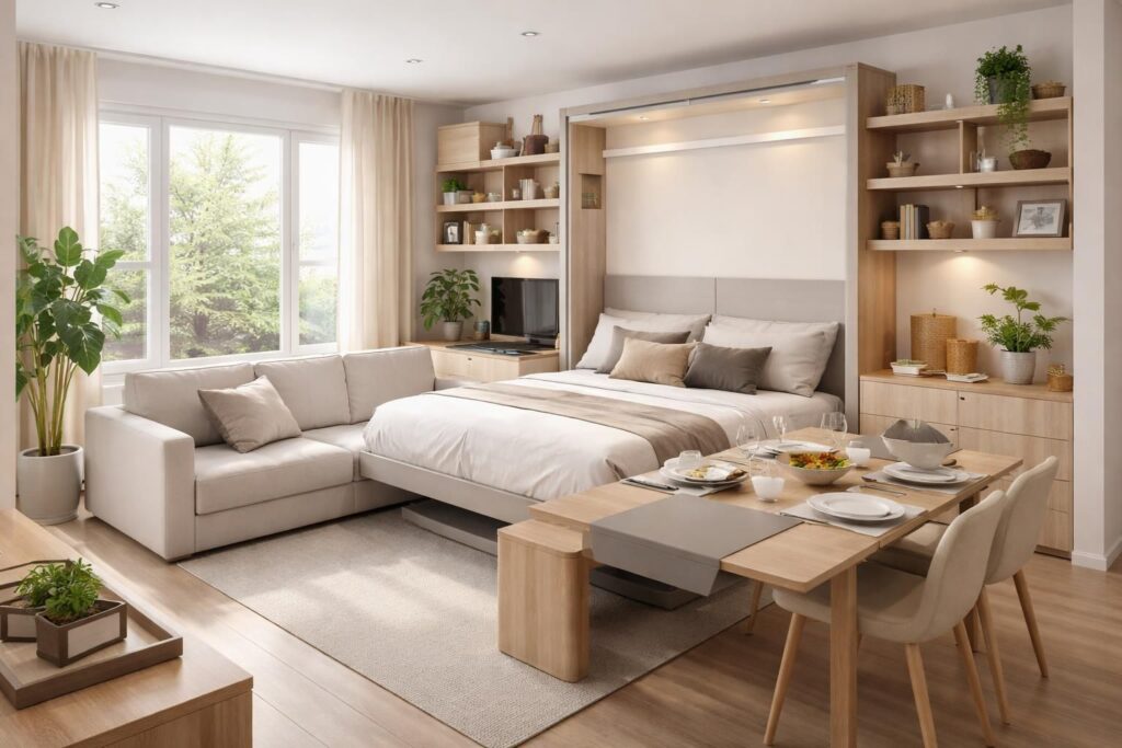 découvrez des solutions innovantes d'ameublement modulable, idéales pour optimiser les petits espaces avec style et fonctionnalité.