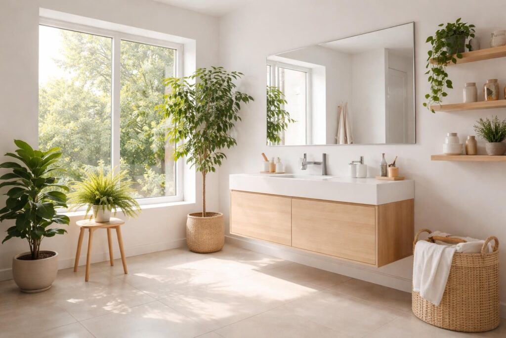 découvrez des astuces naturelles et efficaces pour rendre votre salle de bain plus lumineuse et agréable, sans utiliser d'éclairage artificiel.